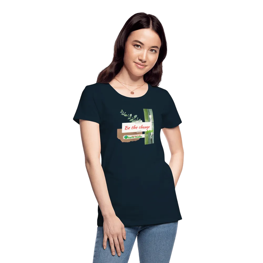 Organic Cotton Women's Premium Organic T-Shirt with Customizable Design - Handmade with 100% Organic Cotton