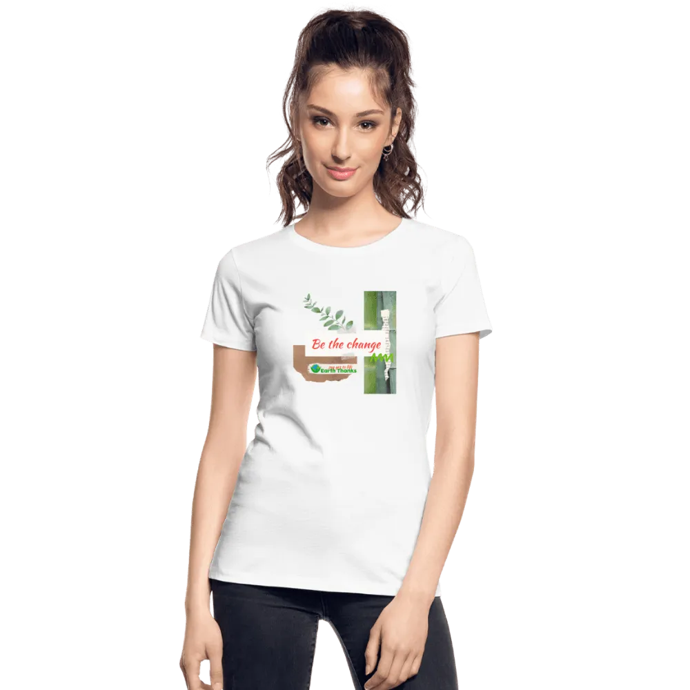 Organic Cotton Women's Premium Organic T-Shirt with Customizable Design - Handmade with 100% Organic Cotton