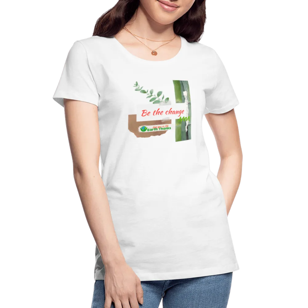 Organic Cotton Women's Premium Organic T-Shirt with Customizable Design - Handmade with 100% Organic Cotton