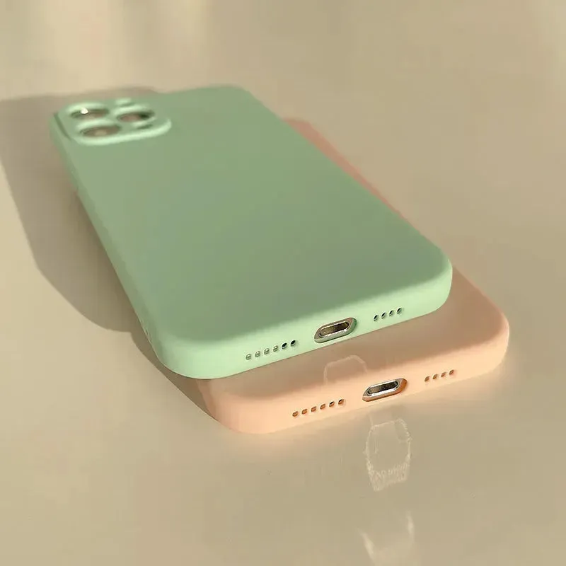 Original Liquid Silicone Frosted Phone Case