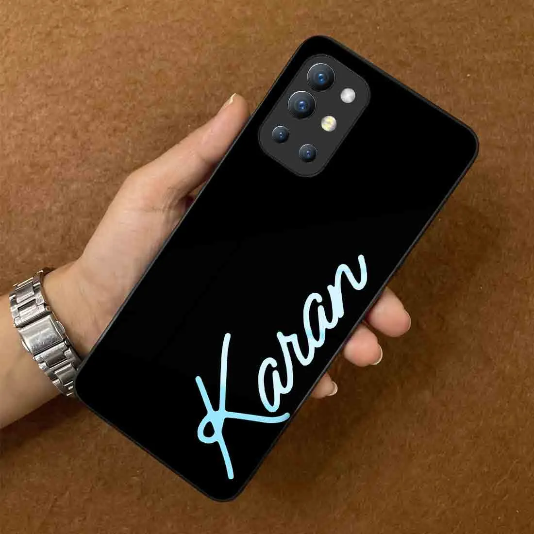 Personalized Oneplus 9R Case Cover with Name Designer Phone Cases - Neon