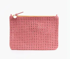 Petal Rattan Flat Clutch