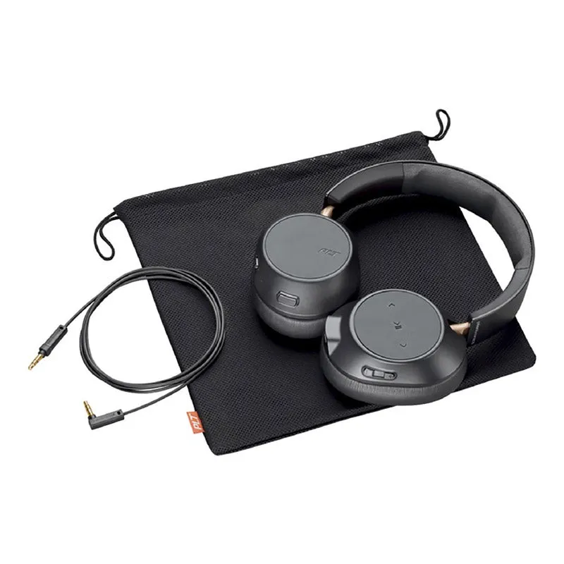 Plantronics BackBeat GO 810 Wireless Headphones, Active Noise Canceling Over Ear Headphones