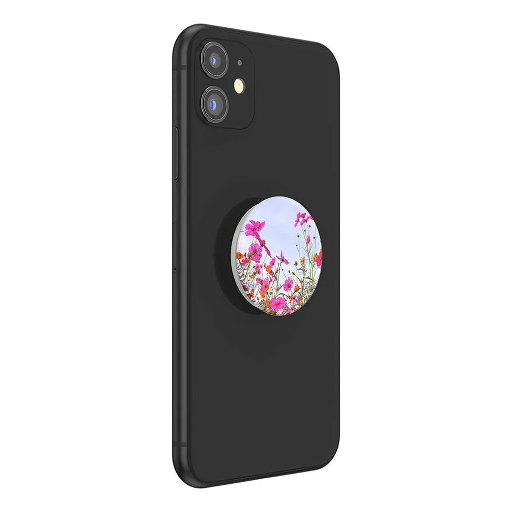 POPSOCKETS PopGrip Fuschia Blooms Aftageligt Greb m. Standerfunktion