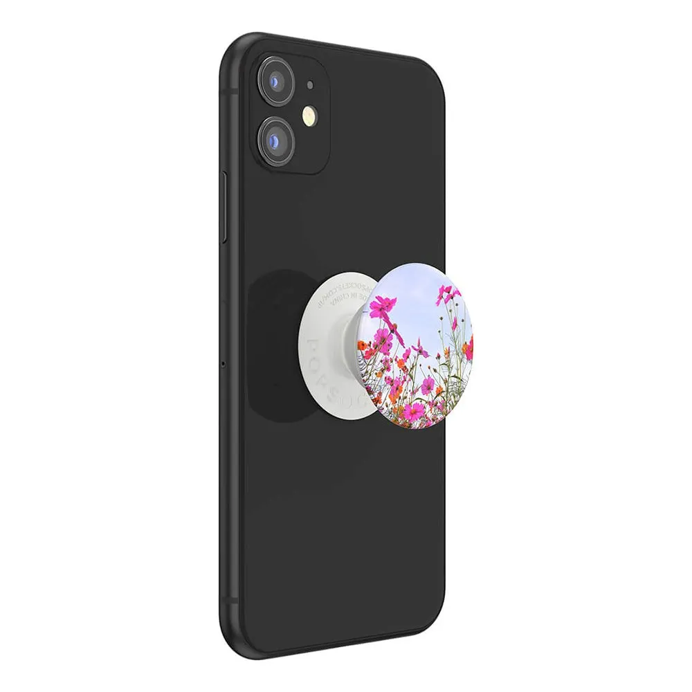 POPSOCKETS PopGrip Fuschia Blooms Aftageligt Greb m. Standerfunktion