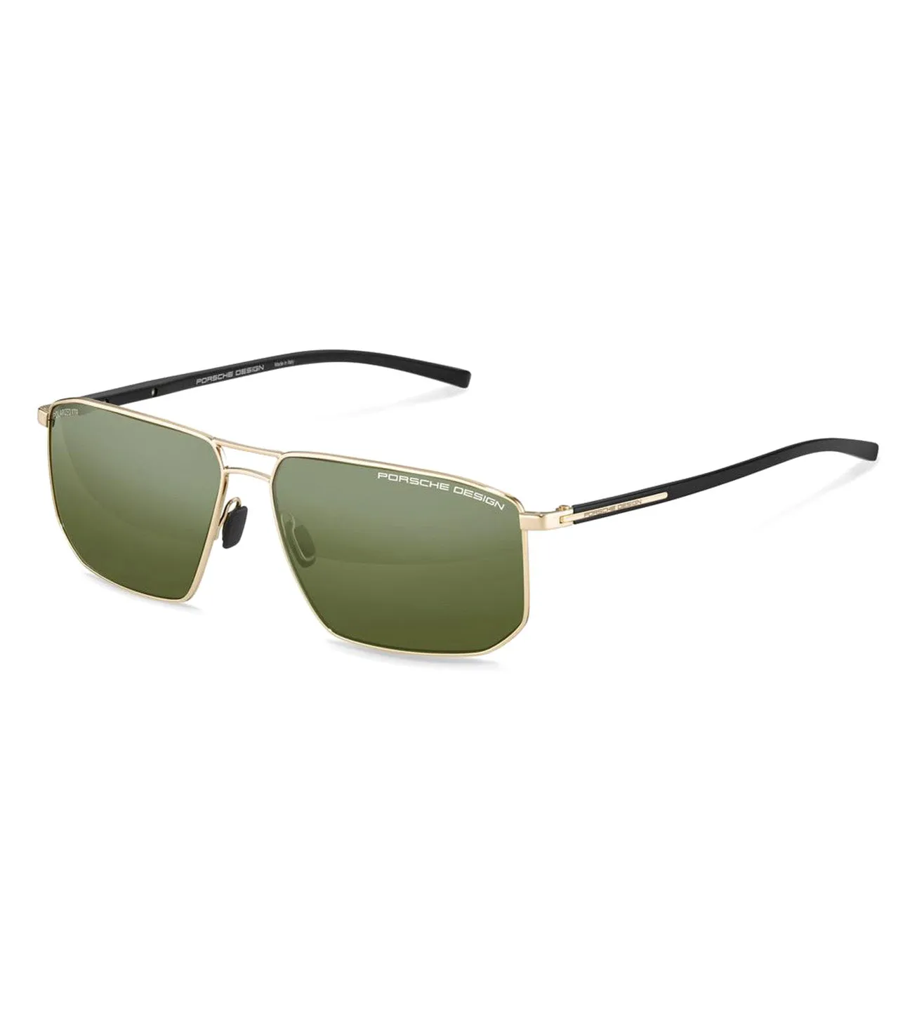 Porsche Design Men's Green Aviator Sunglasses