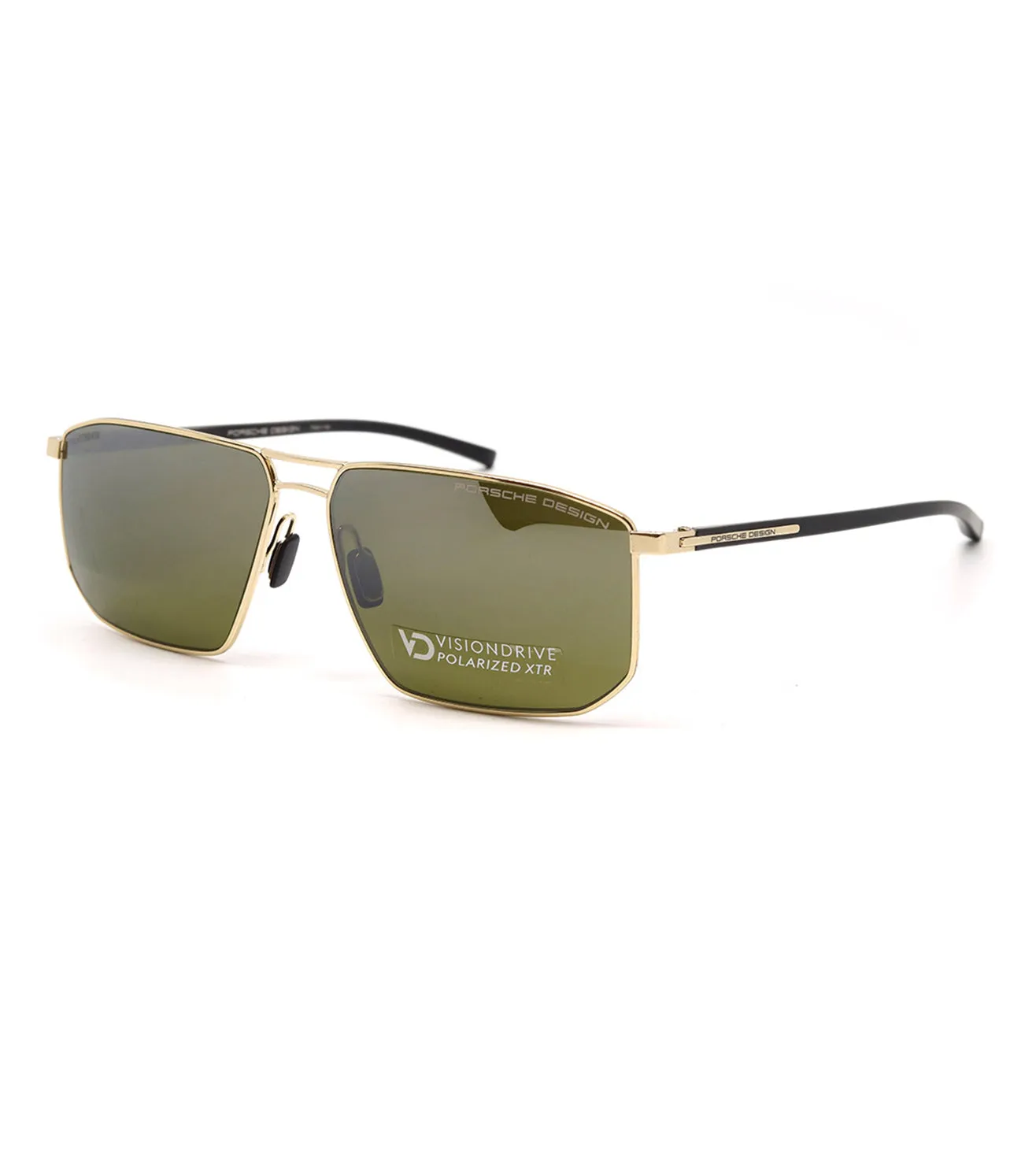 Porsche Design Men's Green Aviator Sunglasses