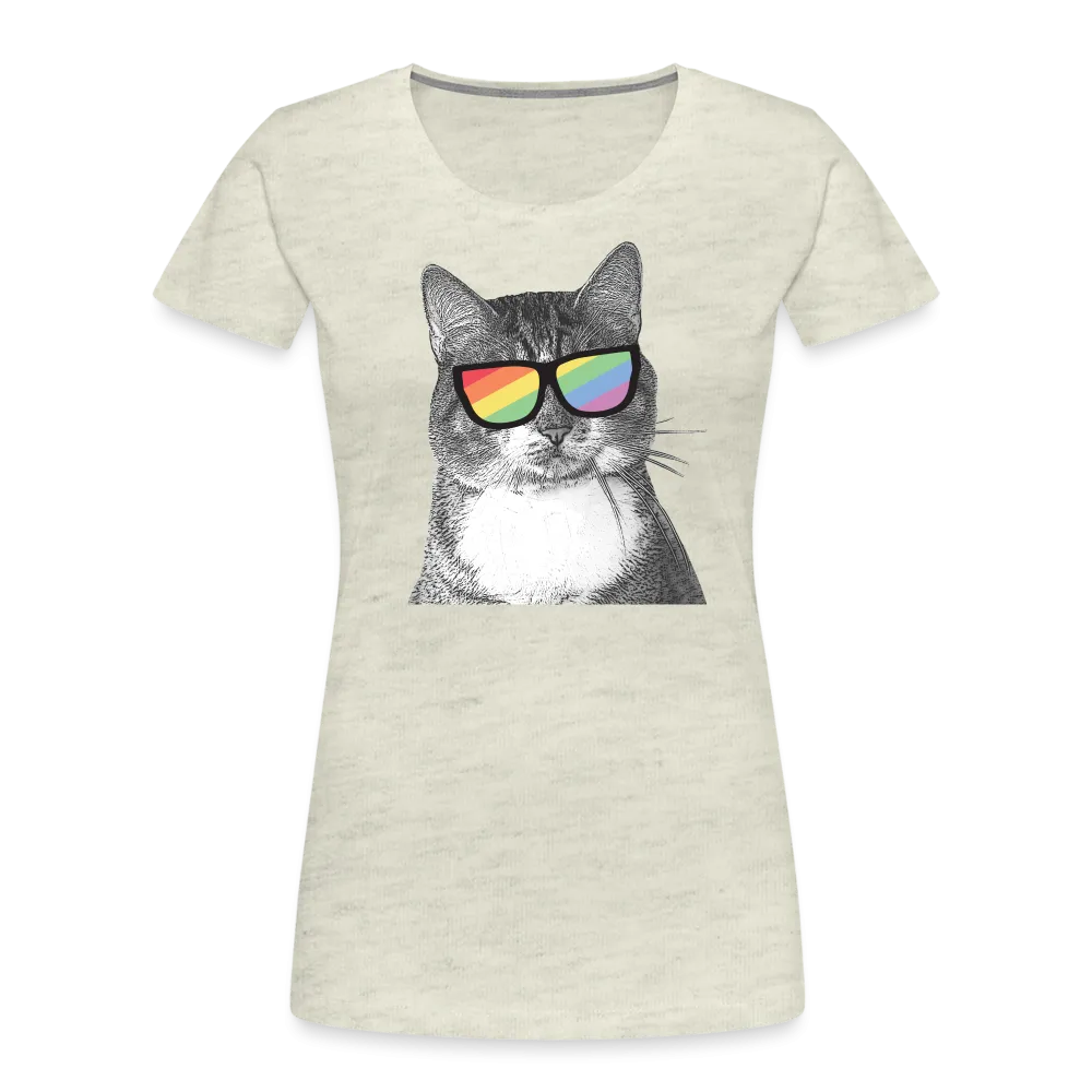 Pride Cat Contoured Premium T-Shirt