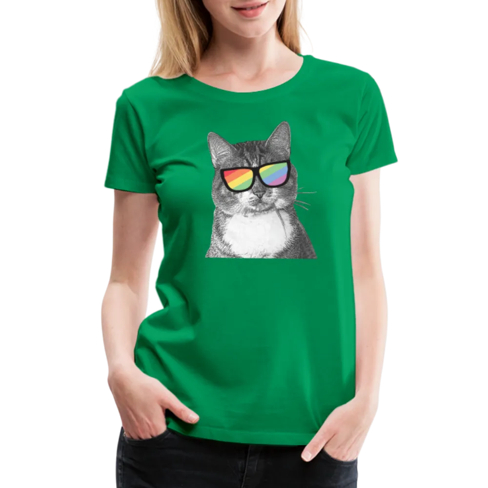 Pride Cat Contoured Premium T-Shirt