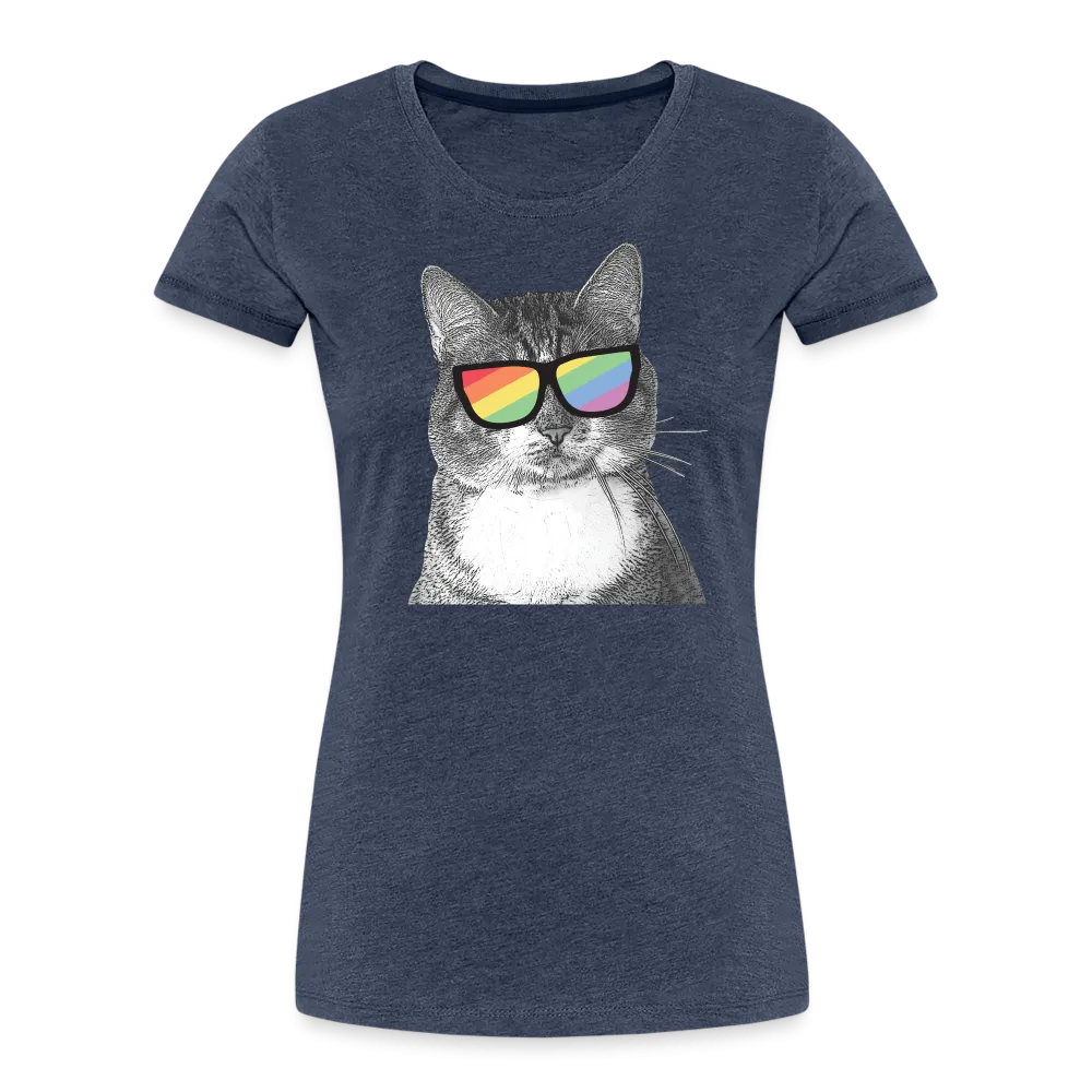 Pride Cat Contoured Premium T-Shirt