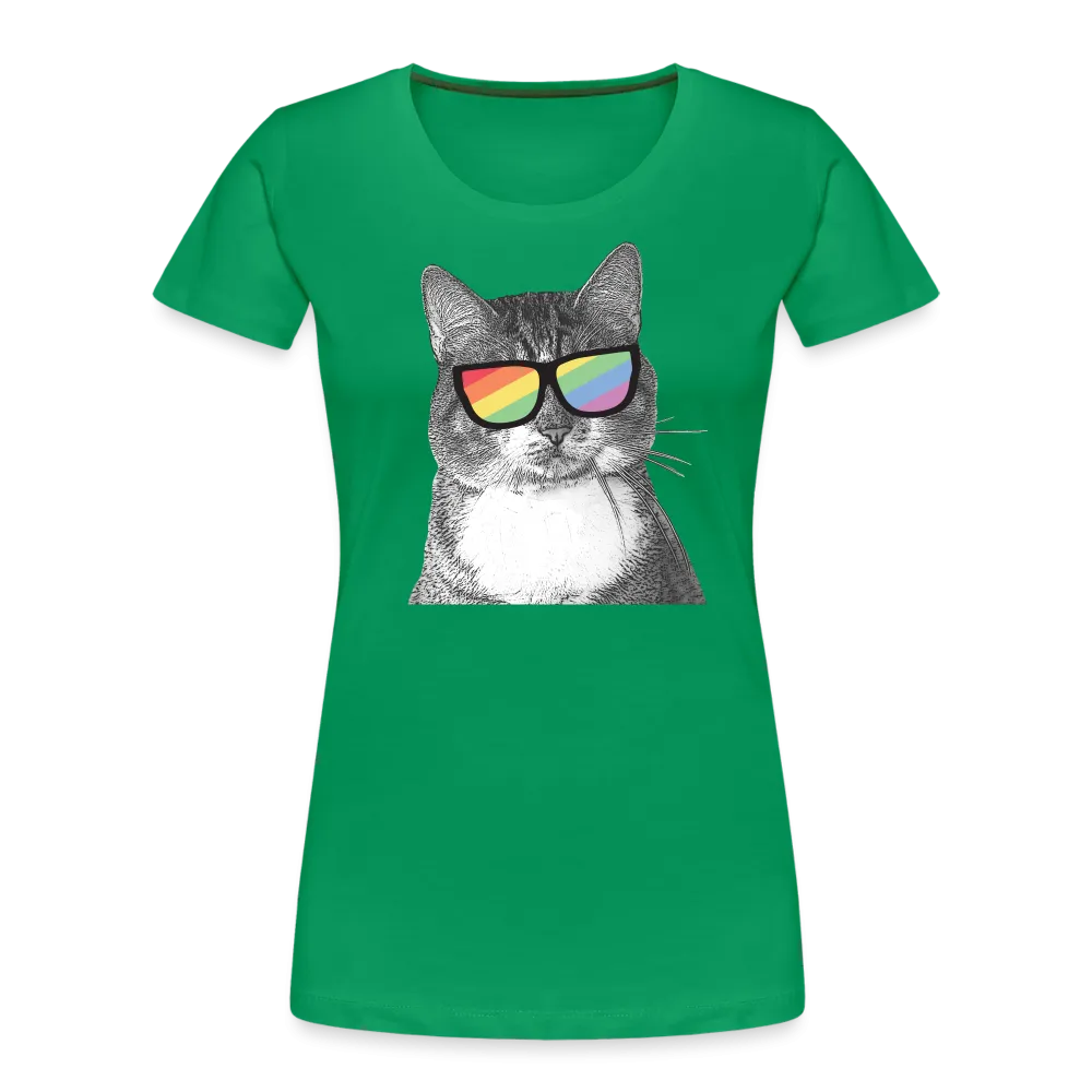 Pride Cat Contoured Premium T-Shirt