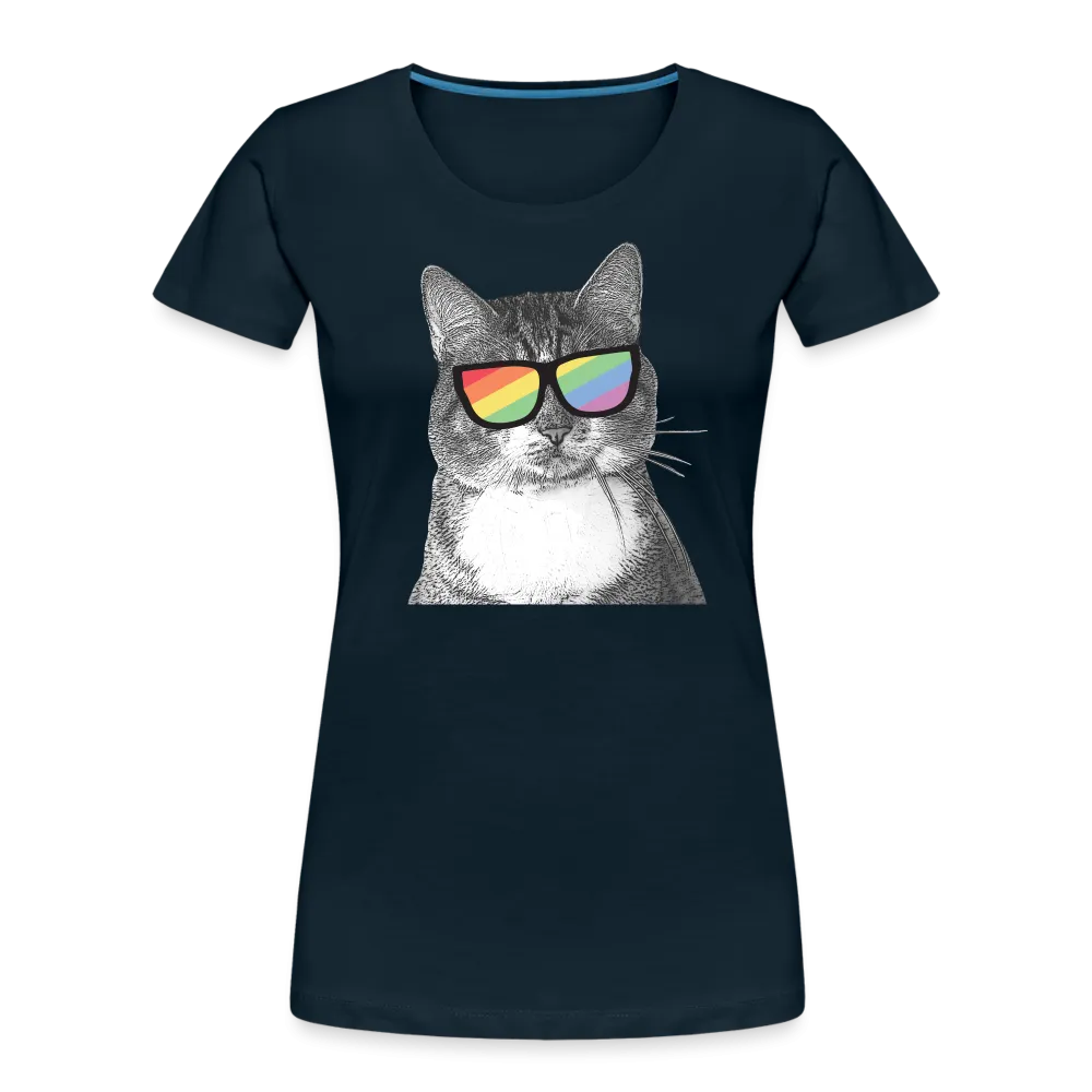 Pride Cat Contoured Premium T-Shirt