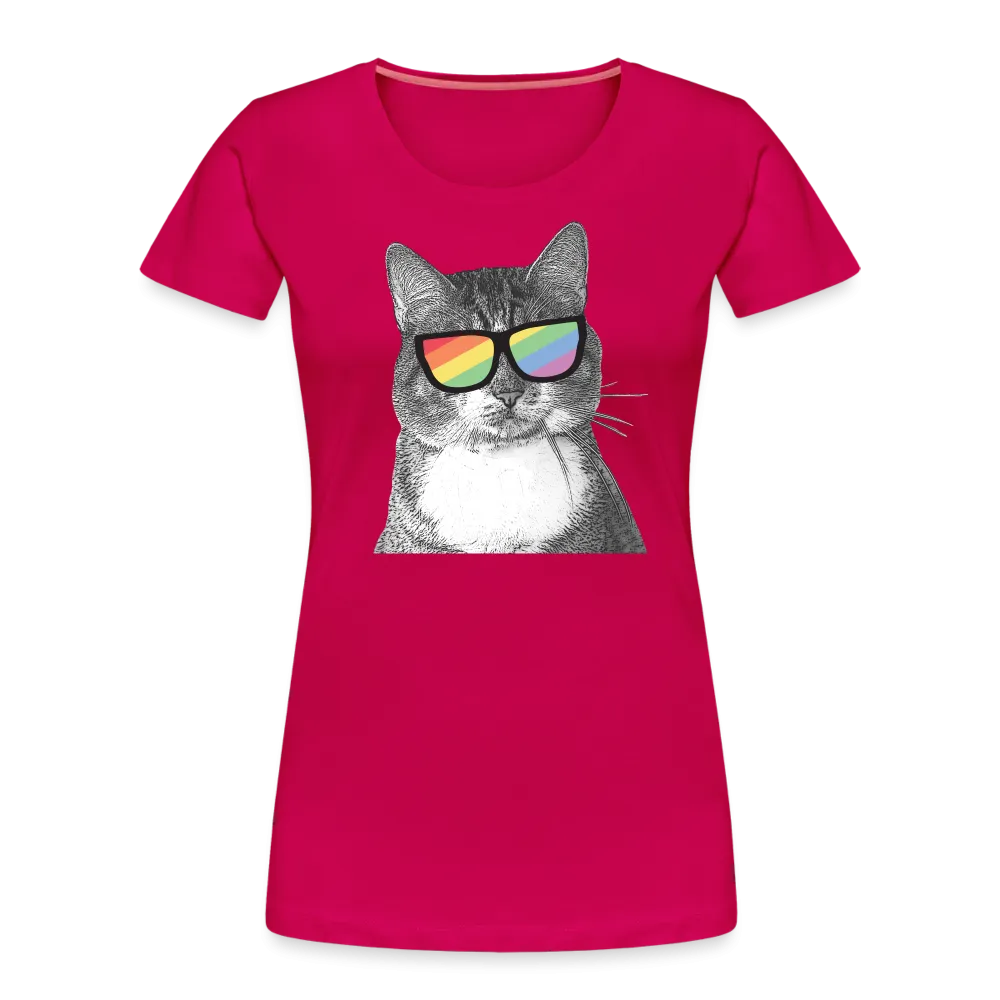 Pride Cat Contoured Premium T-Shirt