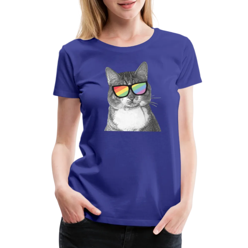 Pride Cat Contoured Premium T-Shirt