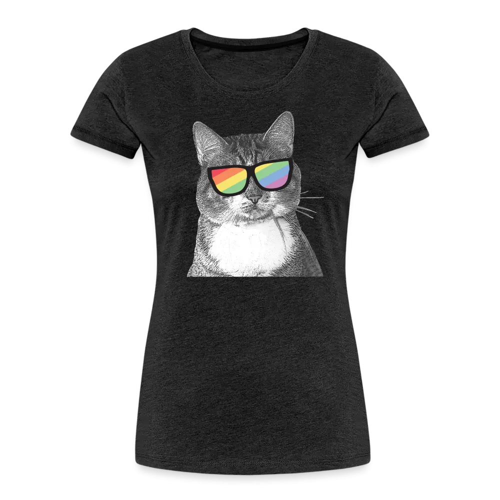 Pride Cat Contoured Premium T-Shirt