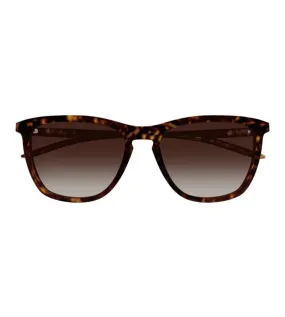 Puma Men's Brown Square Sunglasses