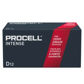 PX1300 Procell Intense, Alkaline Battery, D, Bulk, 12/Box