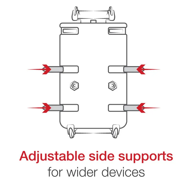 Ram Quick-Grip XL Phone Mount w/ Handlebar U-Bolt Base - Short | RAM-B-149Z-A-PD4U