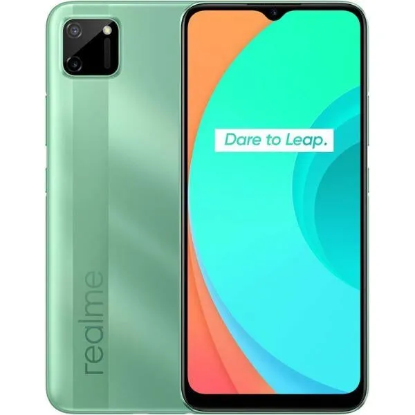 Realme C11 Dual Sim Unlocked Smartphone 32GB 2GB 6.5" Sim Free - Mint Green