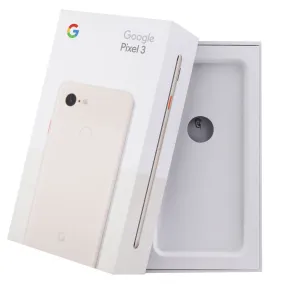 RETAIL BOX - Google Pixel 3 - Not Pink - Tray Included - NO DEVICE