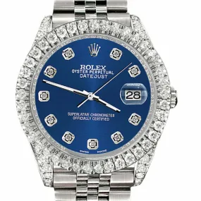 Rolex Datejust   Diamond Bezel/Lugs/Cobalt Blue   TFJ-142508590