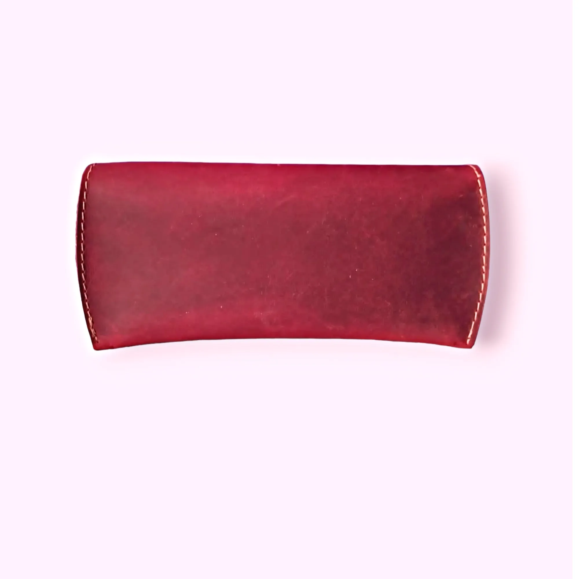 Ruby Leather EyeGlass Case