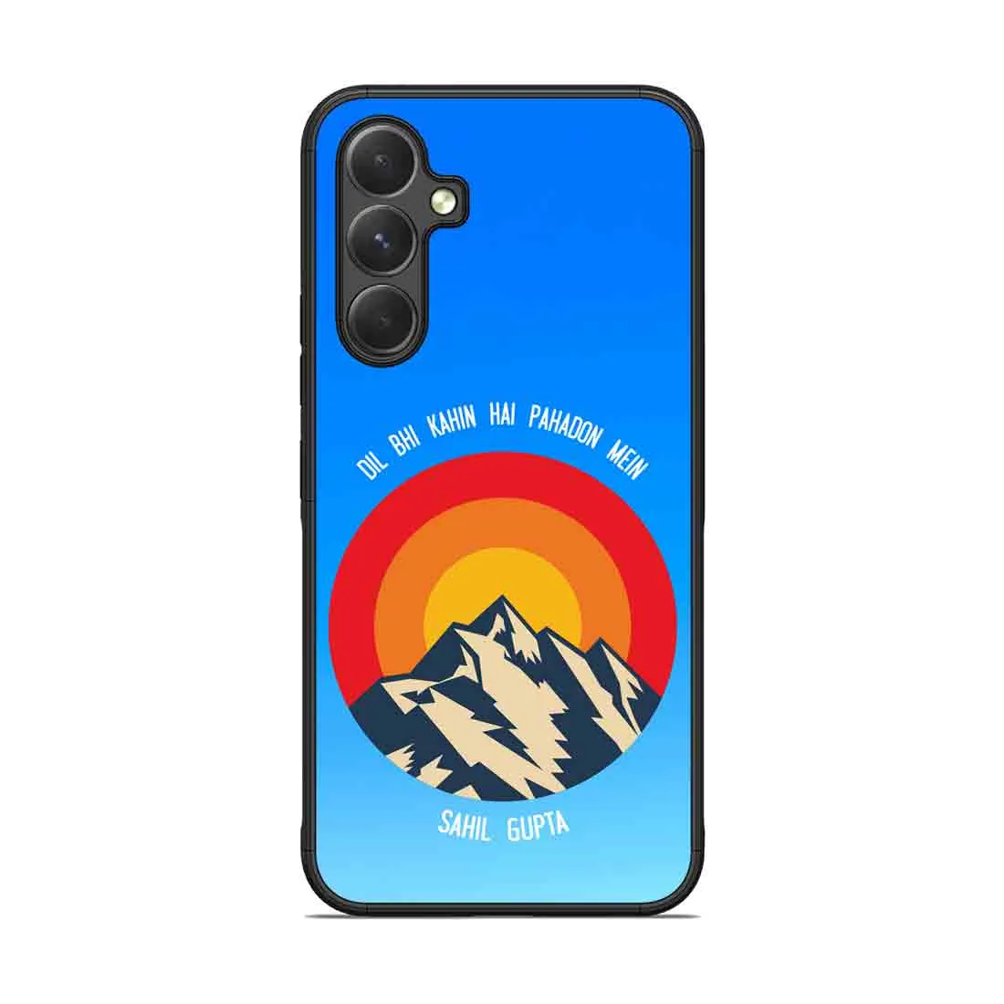 Samsung A54 Back Case With Name Designer Mobile Cases  - Adventure Mountains