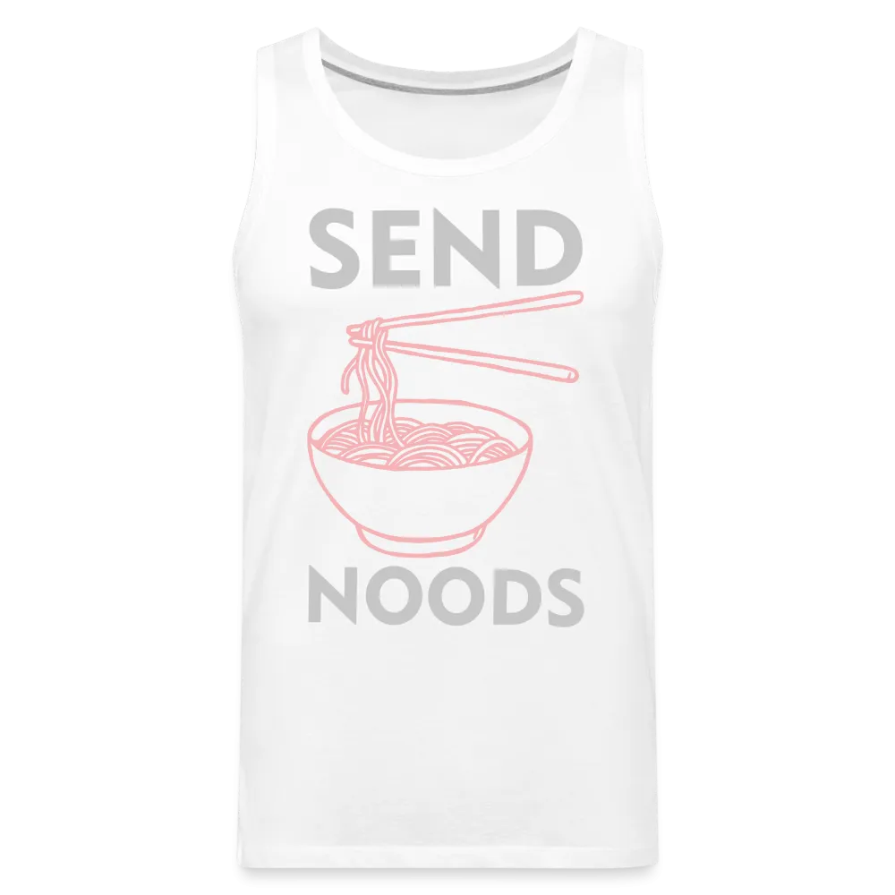 Send Noods Men’s Premium Tank Top (Send Nudes)