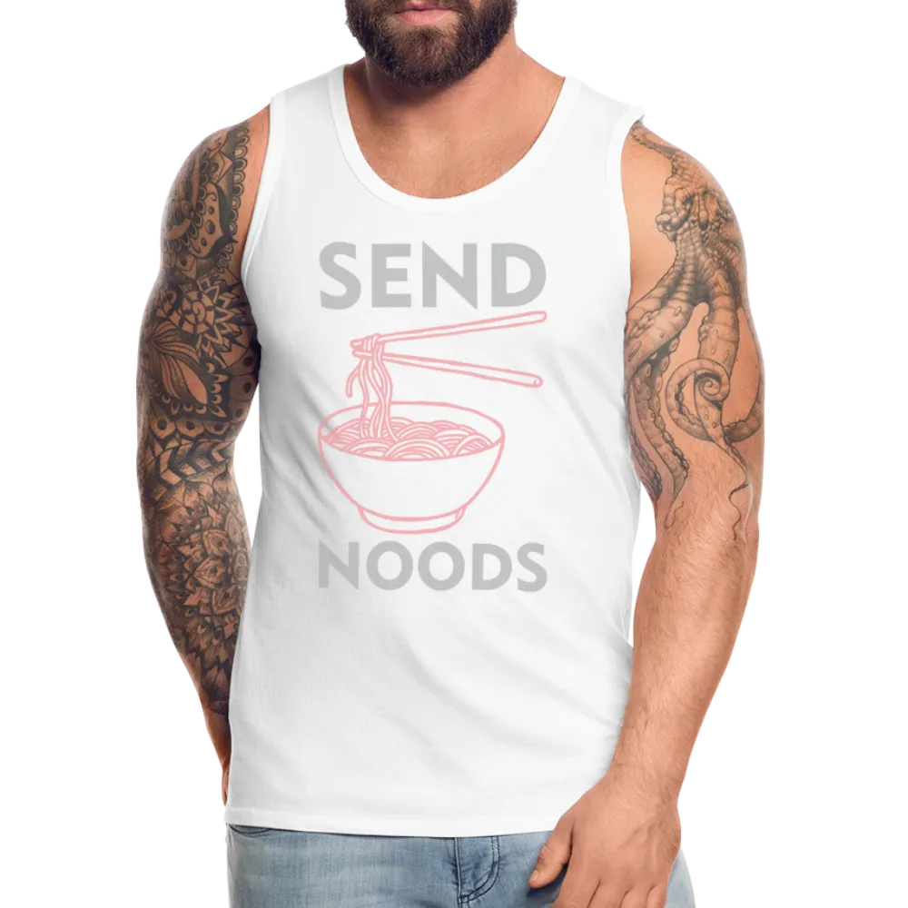 Send Noods Men’s Premium Tank Top (Send Nudes)