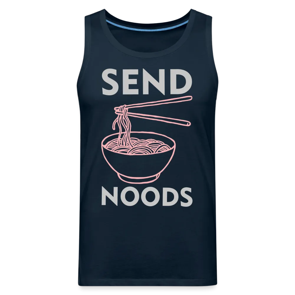 Send Noods Men’s Premium Tank Top (Send Nudes)