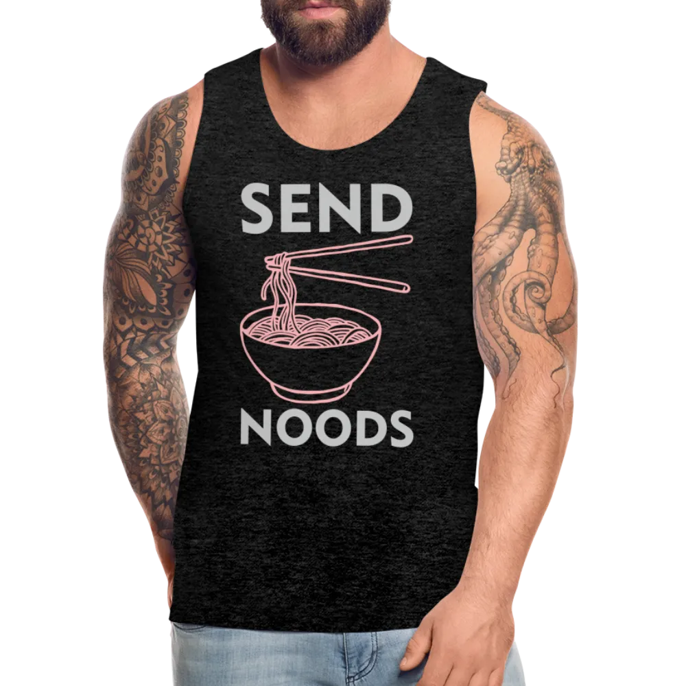 Send Noods Men’s Premium Tank Top (Send Nudes)