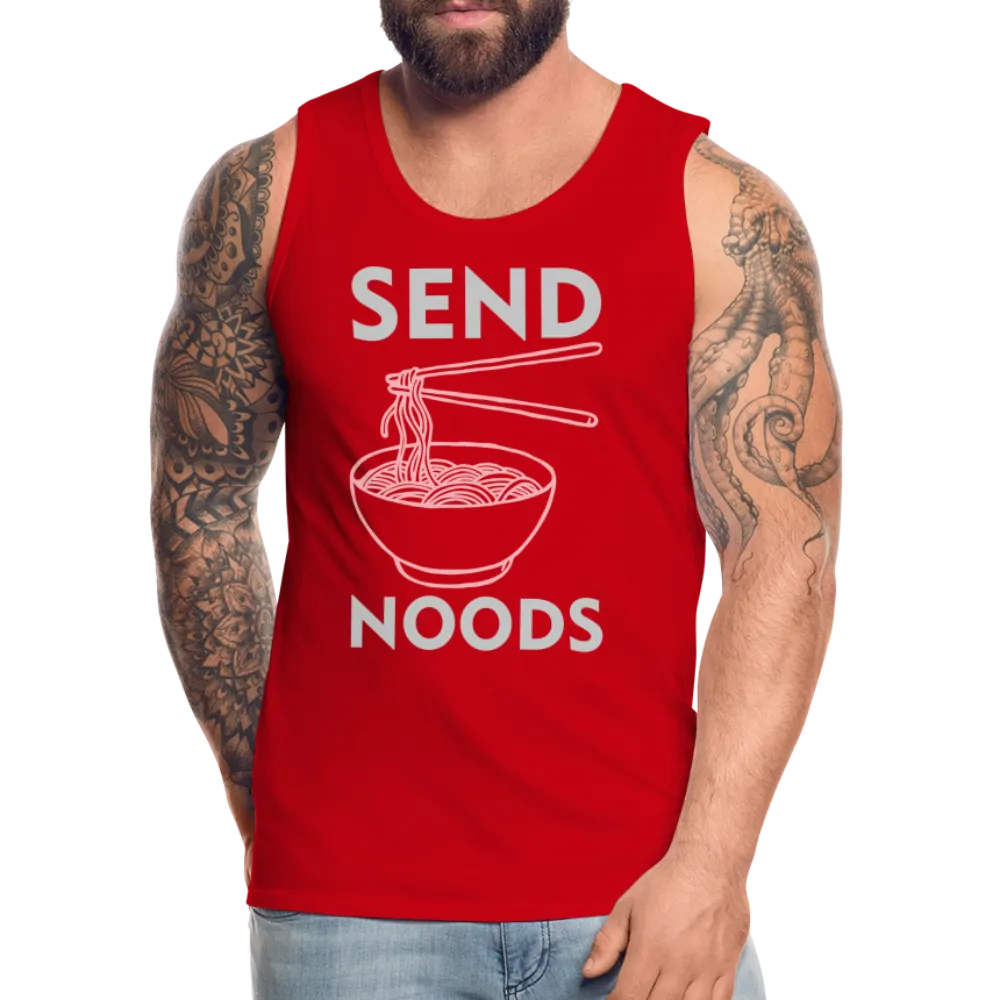 Send Noods Men’s Premium Tank Top (Send Nudes)