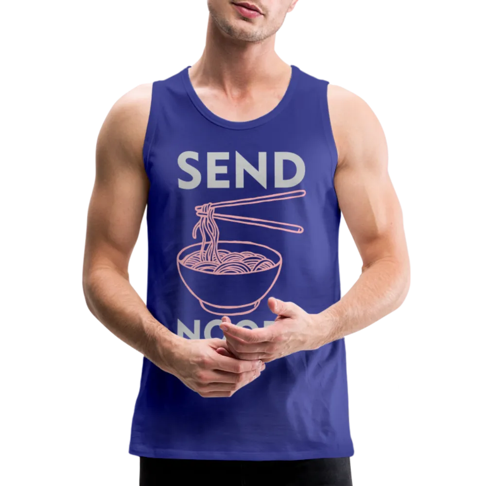 Send Noods Men’s Premium Tank Top (Send Nudes)