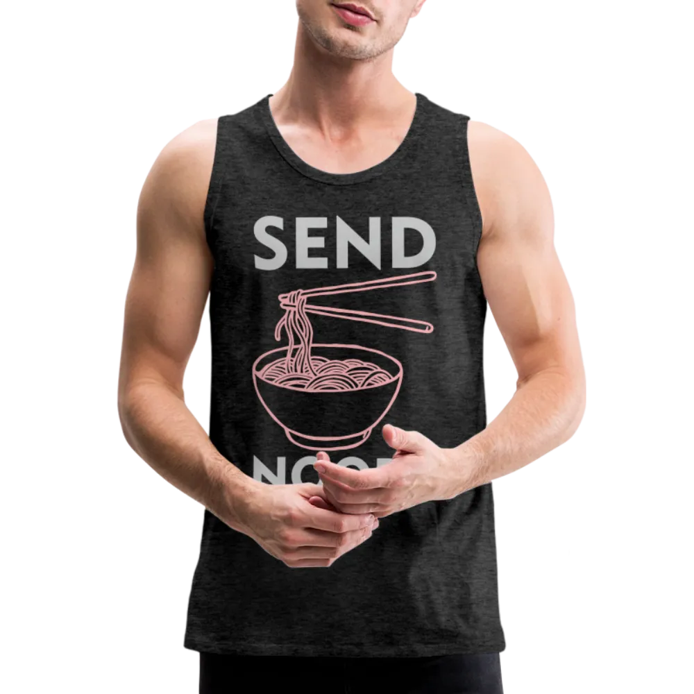 Send Noods Men’s Premium Tank Top (Send Nudes)