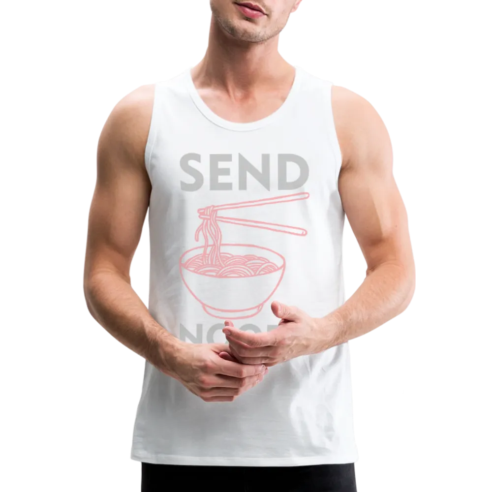 Send Noods Men’s Premium Tank Top (Send Nudes)