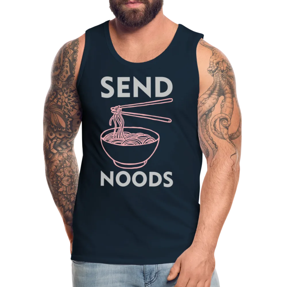 Send Noods Men’s Premium Tank Top (Send Nudes)