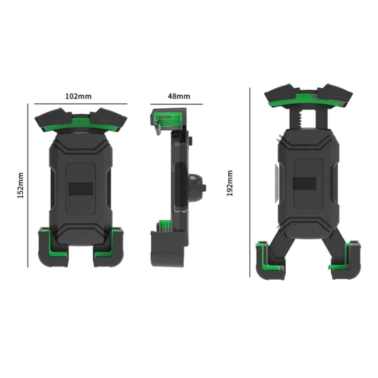 Shockproof Navigation Bracket for Motorcycle and Bicycle Mobile Phone, Random Color Delivery, Style: 2393J3