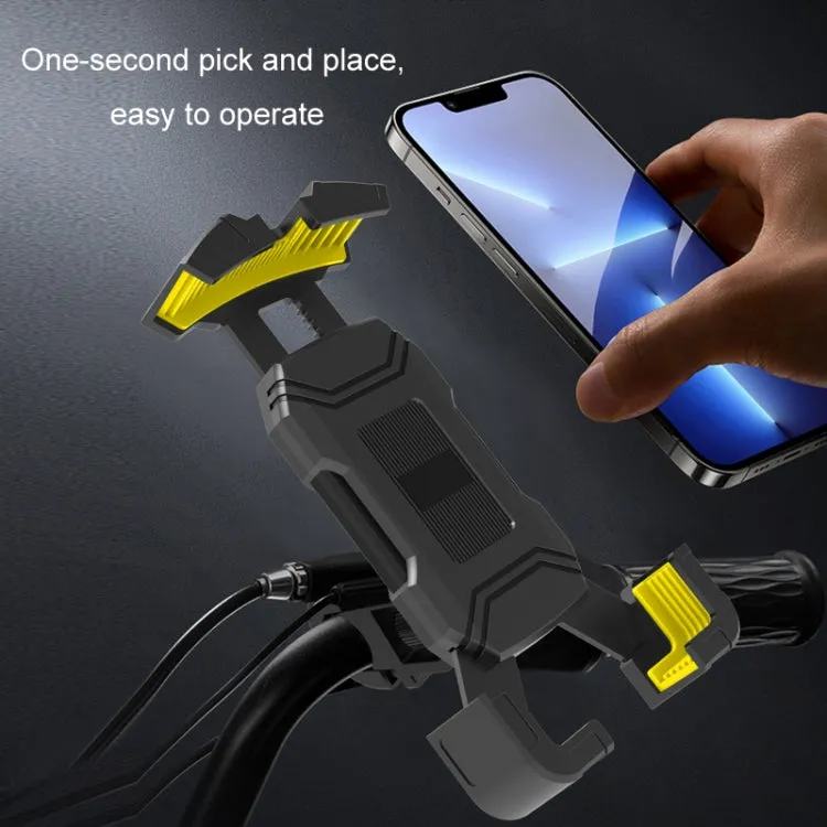 Shockproof Navigation Bracket for Motorcycle and Bicycle Mobile Phone, Random Color Delivery, Style: 2393J3