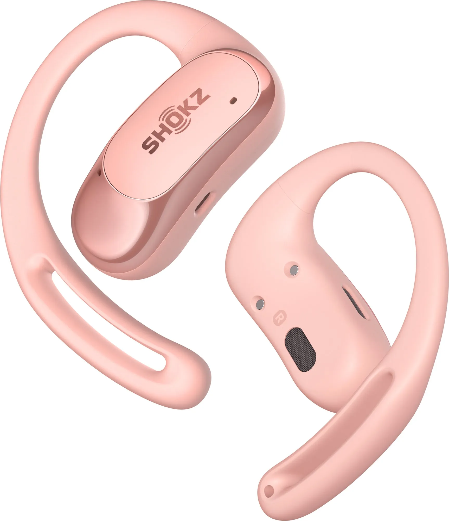 Shokz OpenFit Air Wireless Bone Conduction Running Headphones - Pink