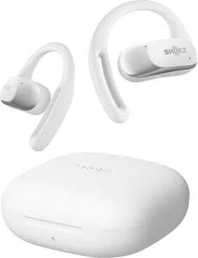 Shokz OpenFit Air Wireless Bone Conduction Running Headphones - White