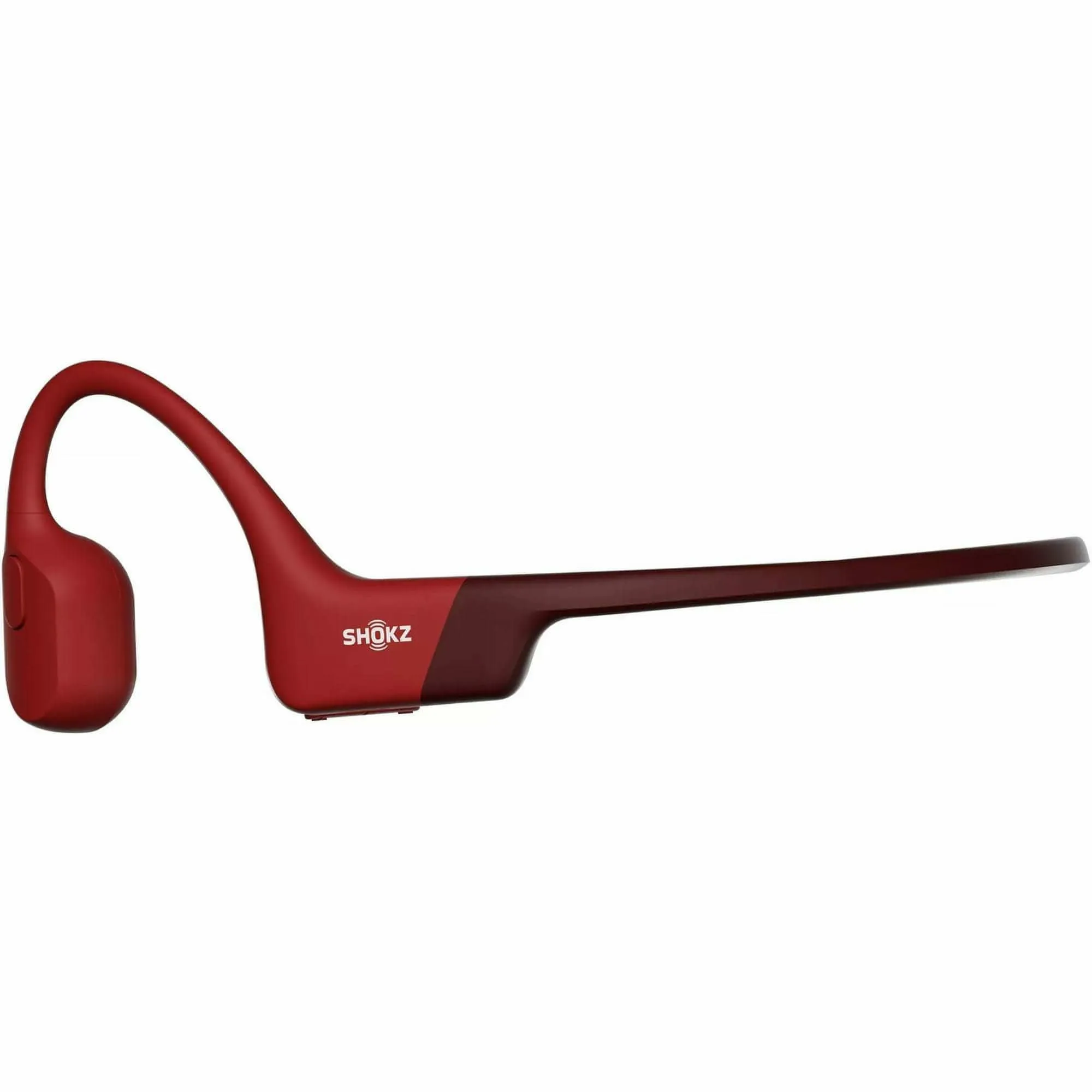 Shokz OpenRun Wireless Bone Conduction Running Headphones - Red