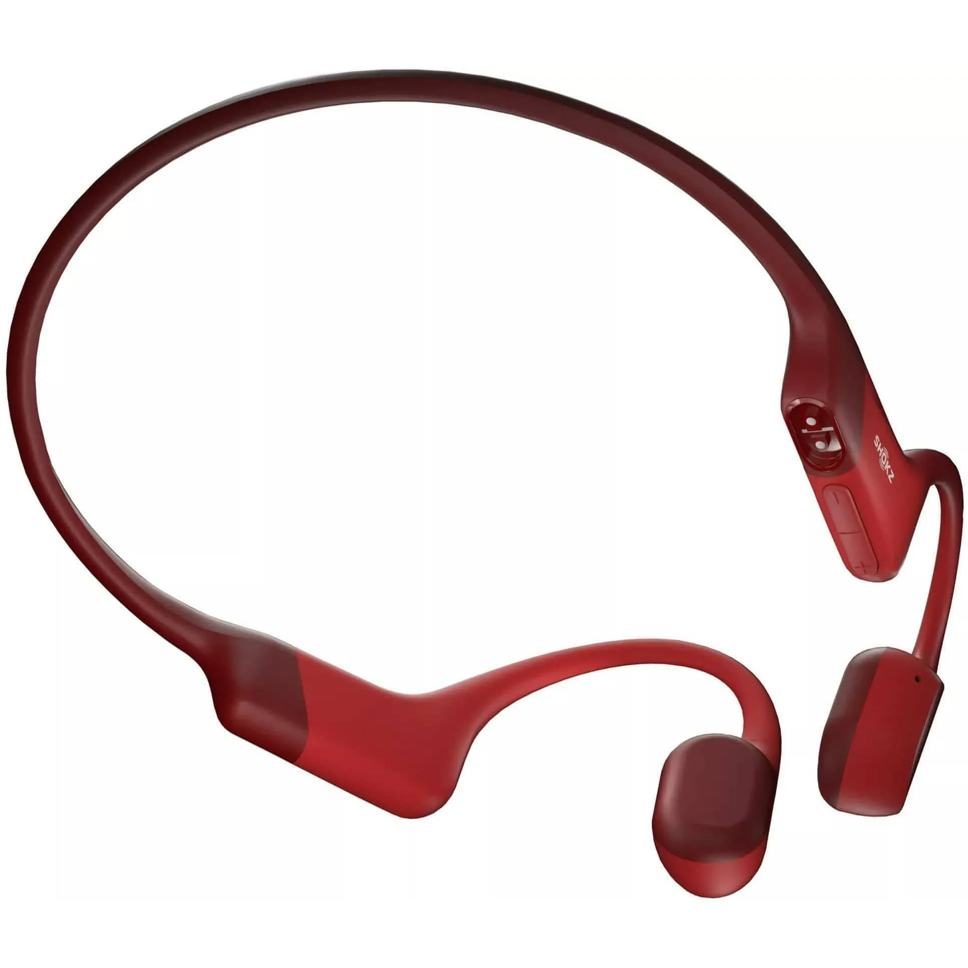 Shokz OpenRun Wireless Bone Conduction Running Headphones - Red