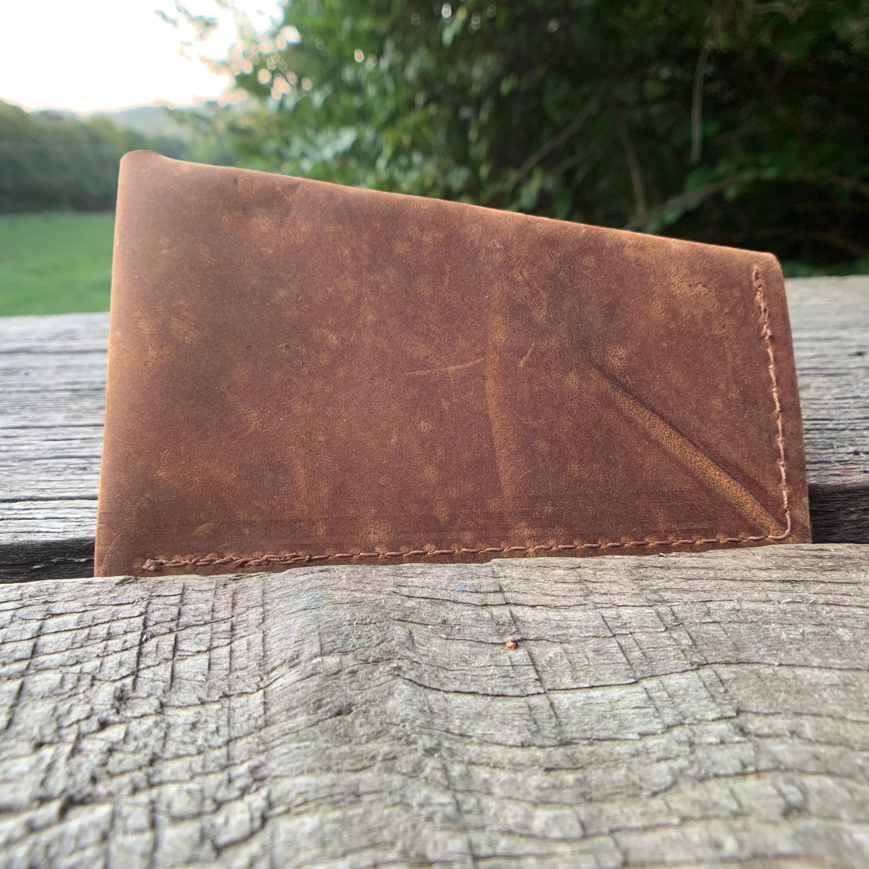 “Sideways” Leather Card Case