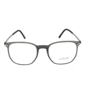 Silhouette Unisex Black Square Optical Frame