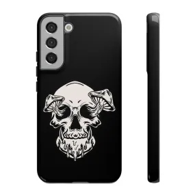 Skull and mushrooms Tough Cases