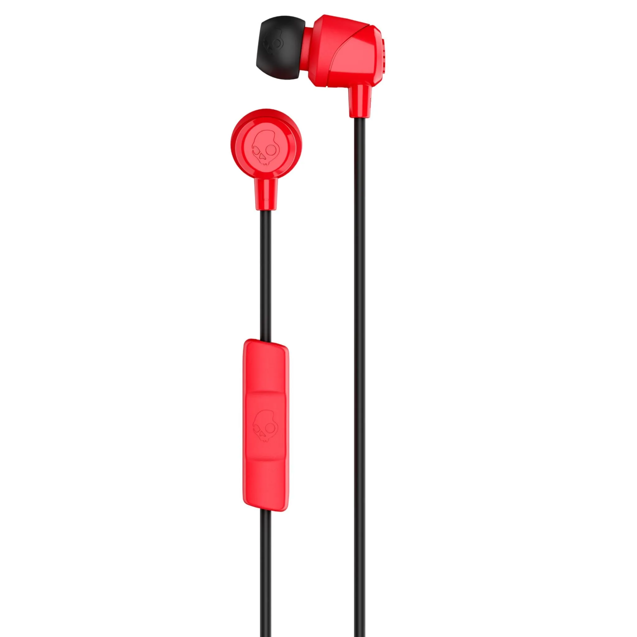 Skullcandy Jib In-Ear Wired Headphones With Mic (Red/Black)