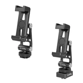 SmallRig Cold Shoe Smartphone Holder with DJI Gimbal Side Mounting Plate for  RS 4, RS 4 Pro, RS 3, RS 3 Pro, RS 3 Mini, RS 2, RS C2, R SC Gimbal Stabilizers | 4301 4382