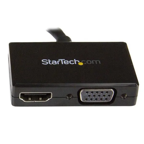 Startech.Com 2 In 1 Displayport Adapter - Displayport To Hdmi Or Vga - Displayport Adapter - 1920X1200 - Travel Adapter