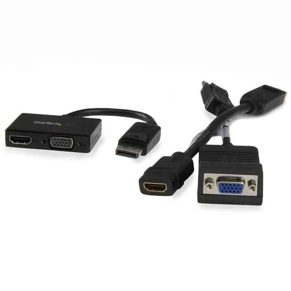 Startech.Com 2 In 1 Displayport Adapter - Displayport To Hdmi Or Vga - Displayport Adapter - 1920X1200 - Travel Adapter