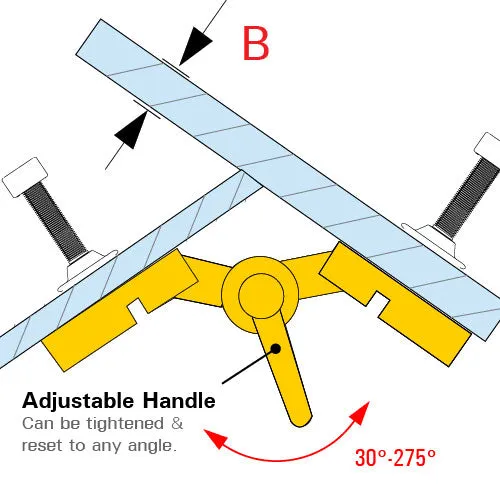 Strong Hand Tools PA634 Adjustable JointMaster Angle Clamping Tool